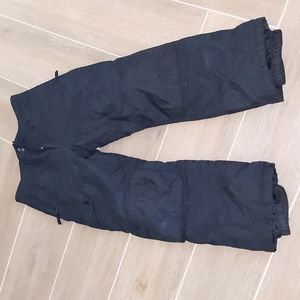 Slalom kids ski or snow pants black